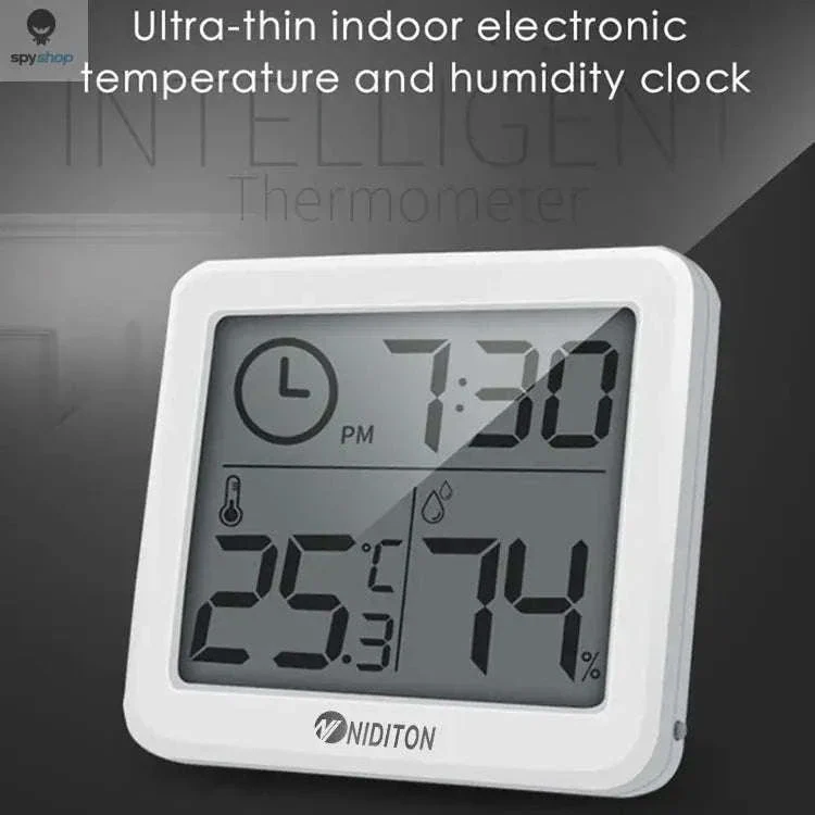 Digital Temperature Humidity Clock with LED Display - Image 8