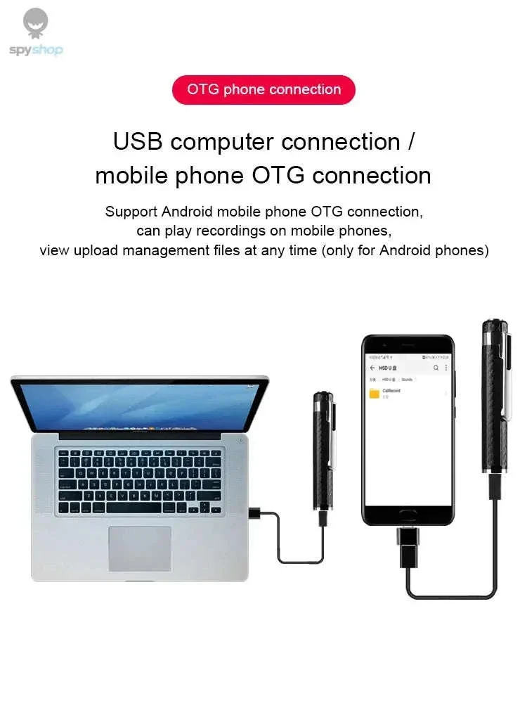 Digital Voice Recorder Pen with WAV Recording and USB Playback - Image 12
