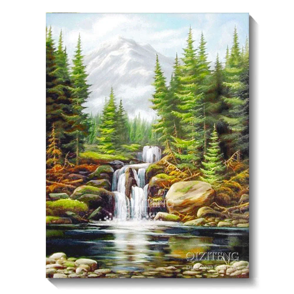 5D Forest Landscape Diamond Painting Kit for Relaxing Crafting - Image 22