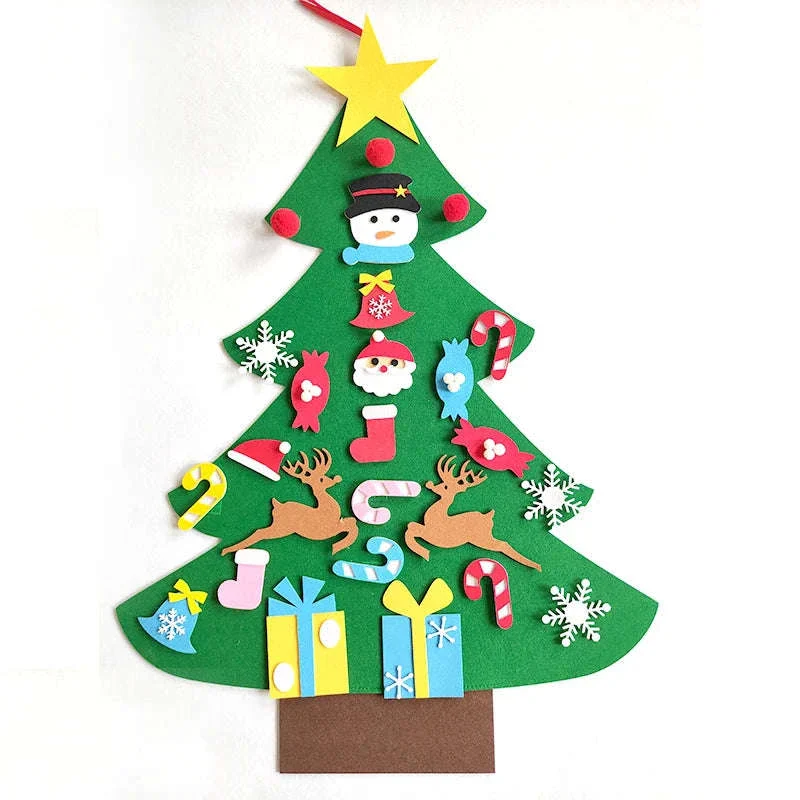 DIY Felt Christmas Tree for Kids with Reusable Ornaments - Image 10
