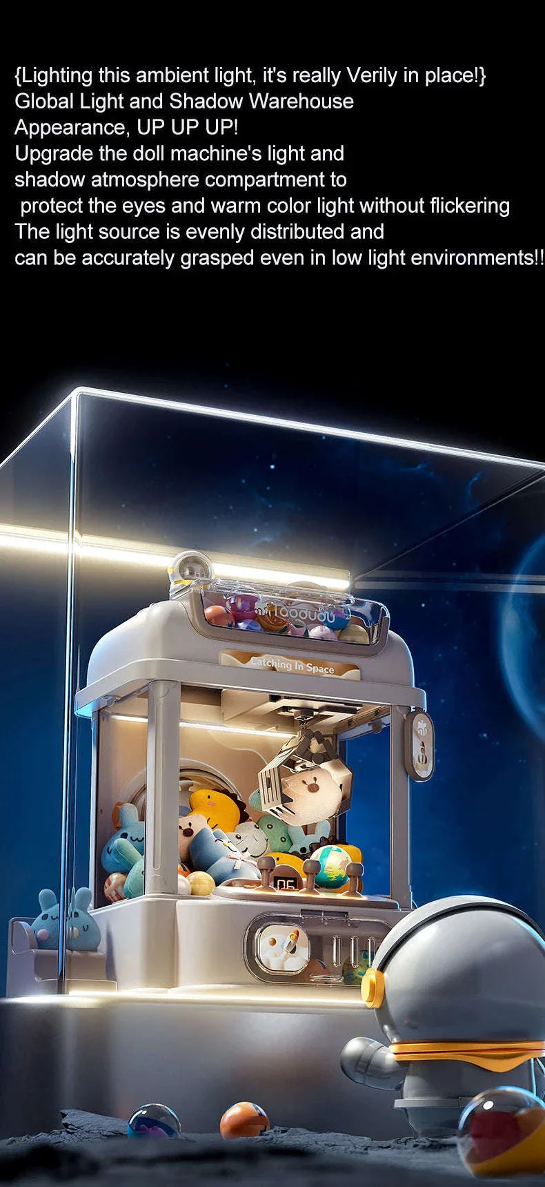 Big Size DIY Claw Machine Arcade Game for Home Fun - Image 7