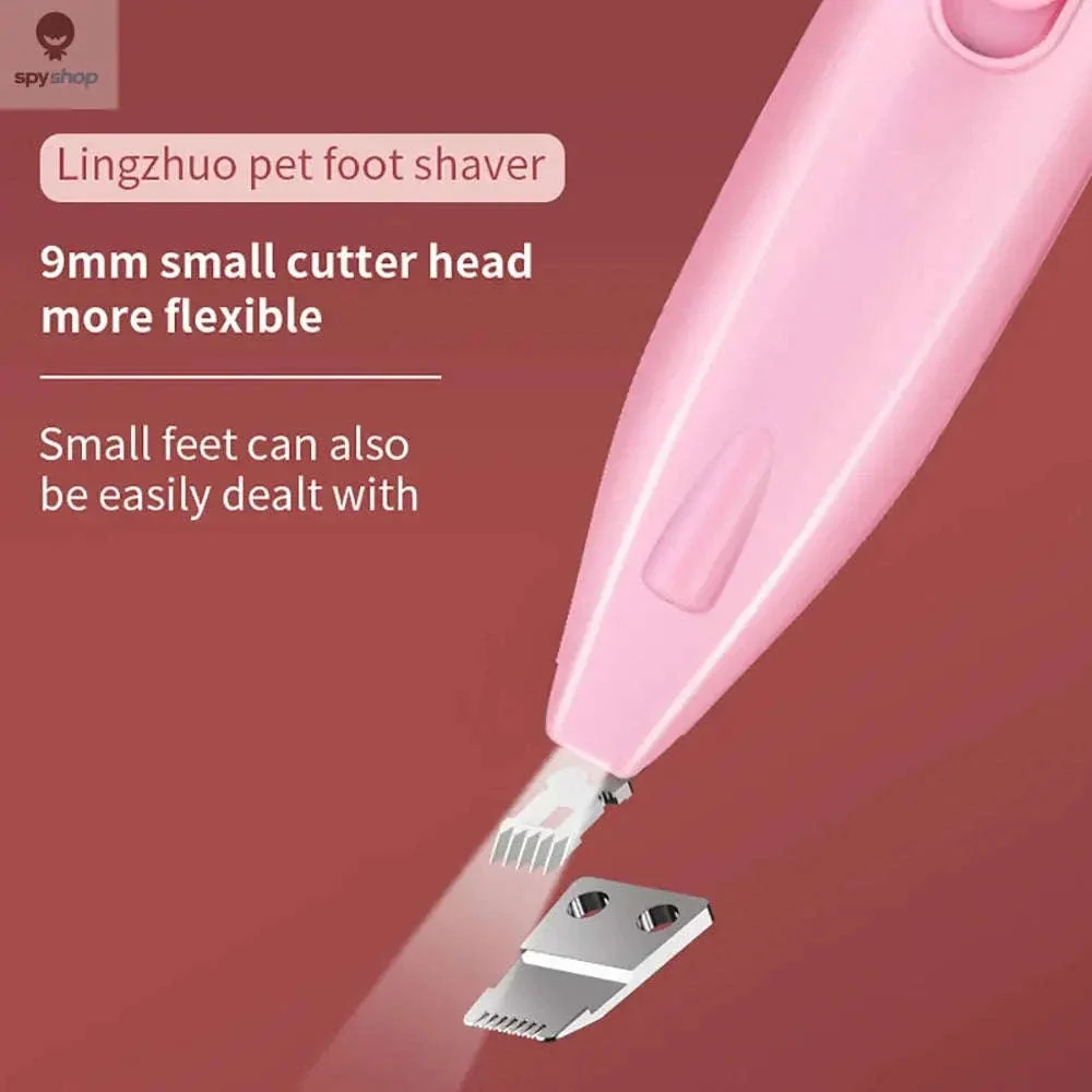 Quiet Pet Hair Trimmer with LED Light for Precise Grooming - Image 5