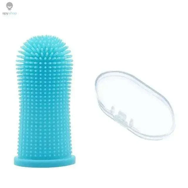 Silicone Pet Toothbrush Finger Brush for Dogs and Cats - Image 10