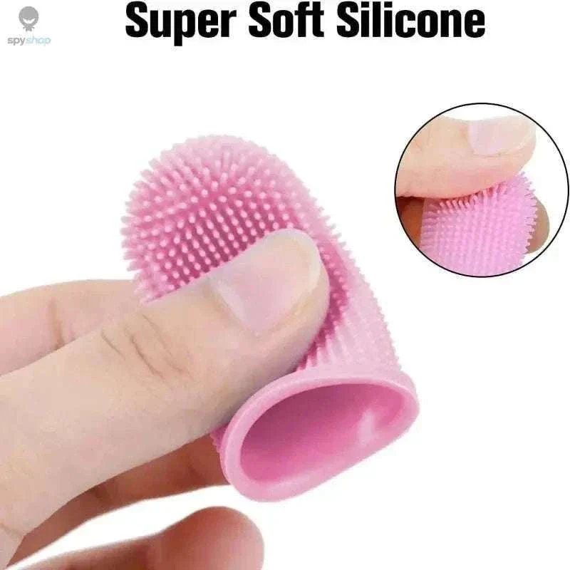 Silicone Pet Toothbrush Finger Brush for Dogs and Cats - Image 2
