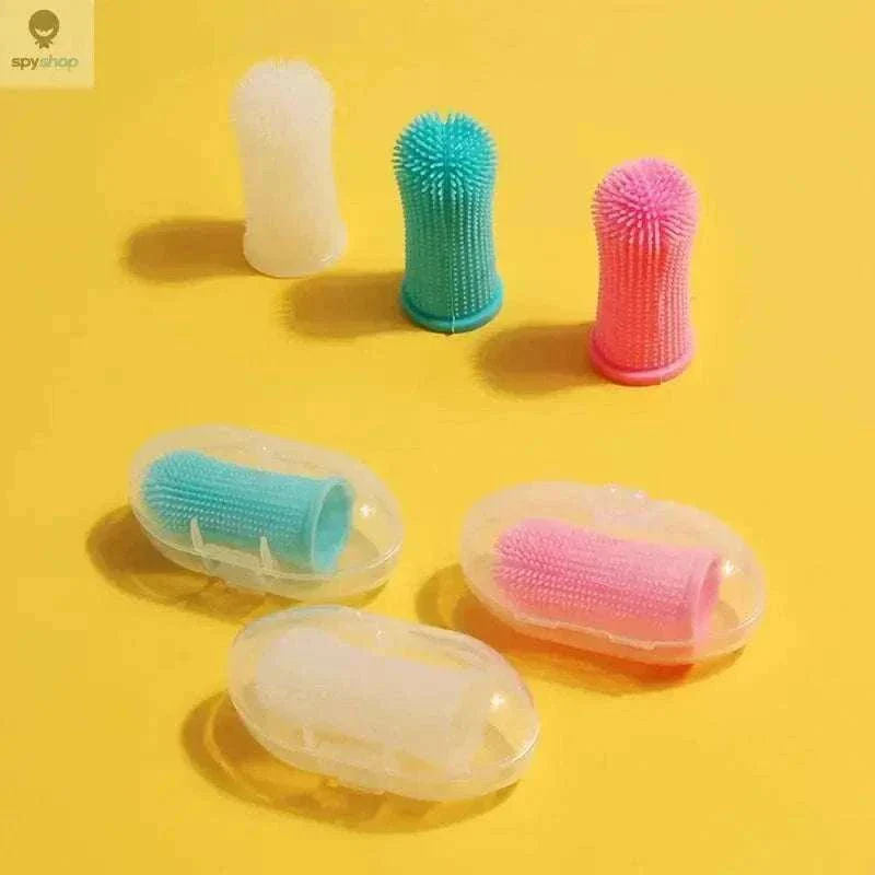 Silicone Pet Toothbrush Finger Brush for Dogs and Cats - Image 5