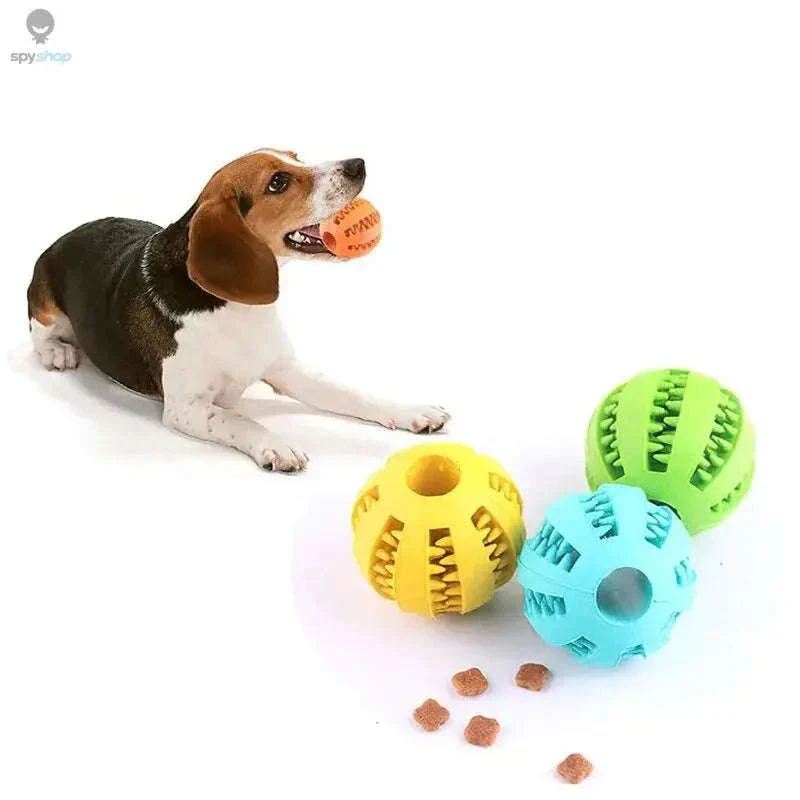 Dog Chew Toy Ball for Biting, Fetch, and Treat Play - Image 4