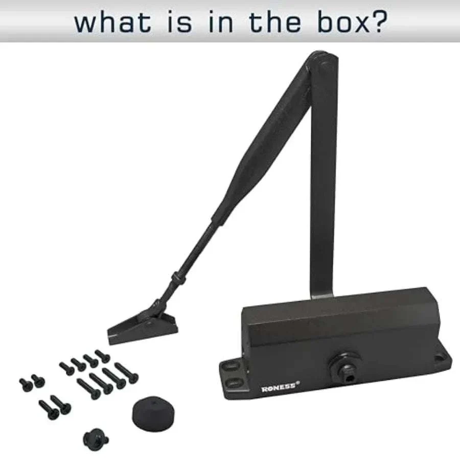 Adjustable Hydraulic Door Closer for Home and Light Commercial Use - Image 10