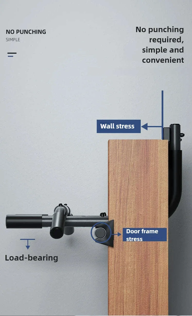 Door Frame Pull-Up Bar for Home Strength Training - Image 10