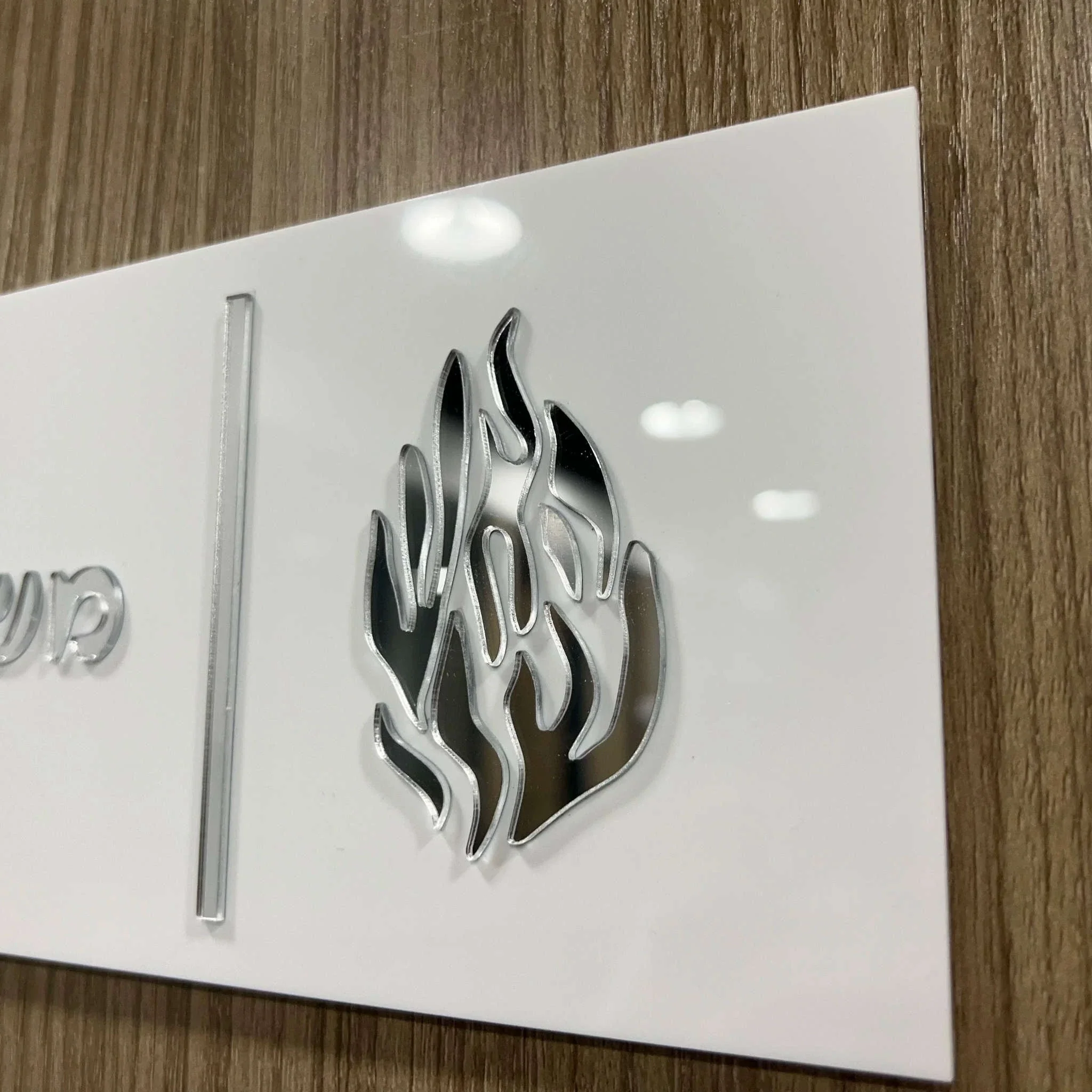 Custom Hebrew Acrylic Door Sign Personalized Name Plate - Image 14