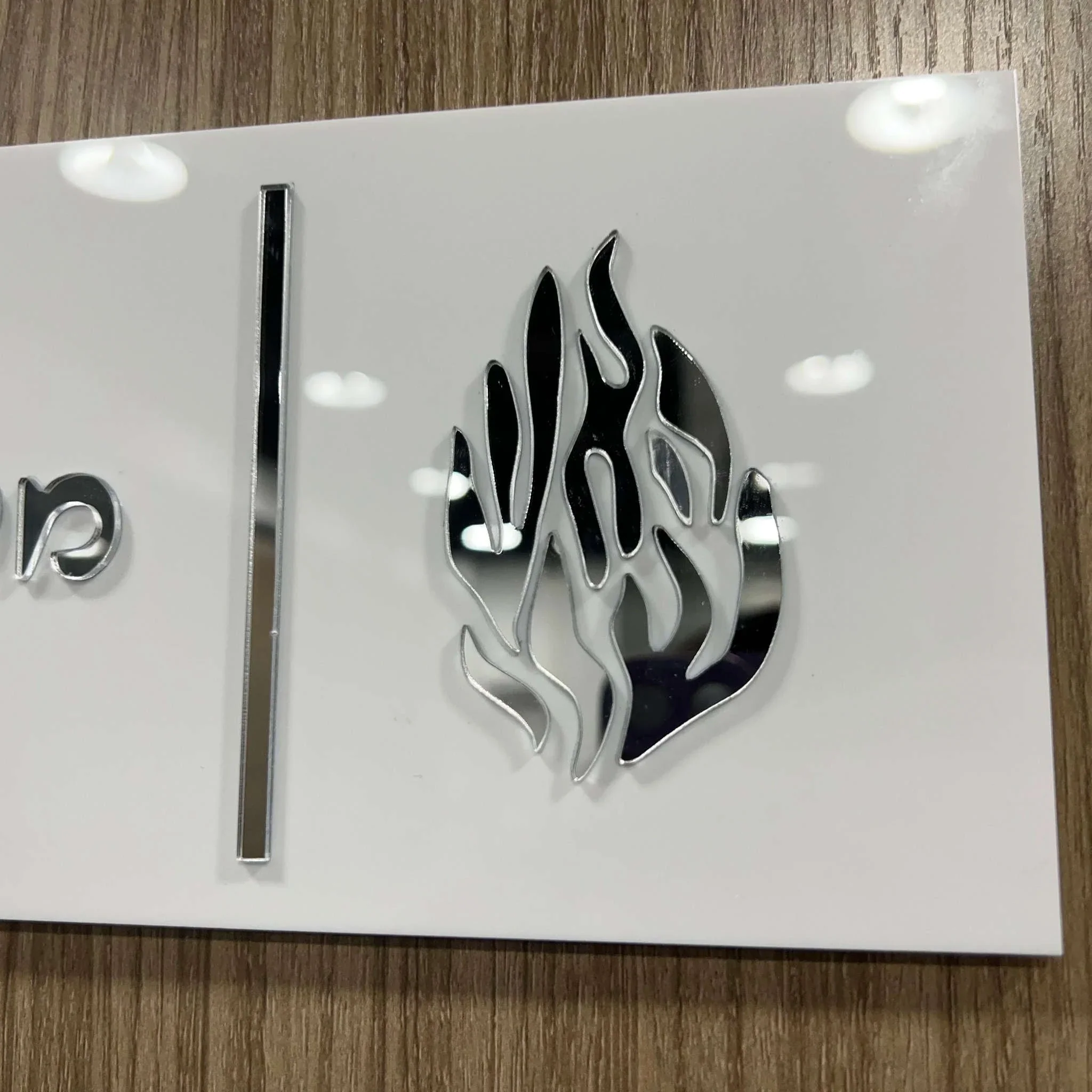Custom Hebrew Acrylic Door Sign Personalized Name Plate - Image 6