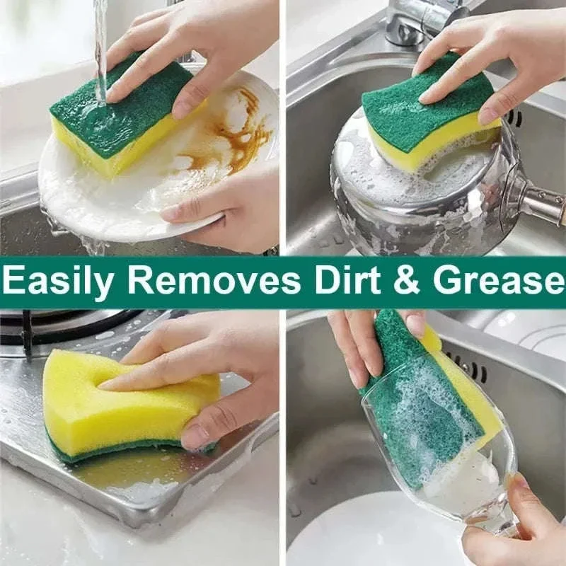 Double-Sided Magic Cleaning Sponge for Kitchens and More - Image 3