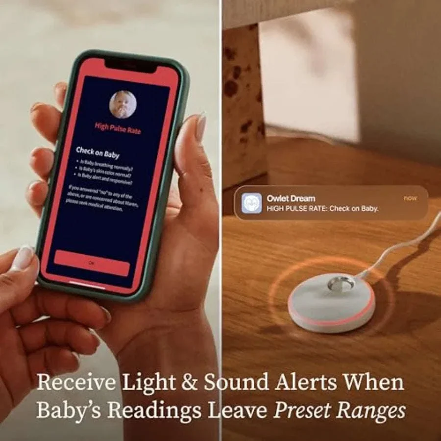 Dream Sock Smart Baby Monitor with SpO2 and Heart Rate Tracking - Image 4