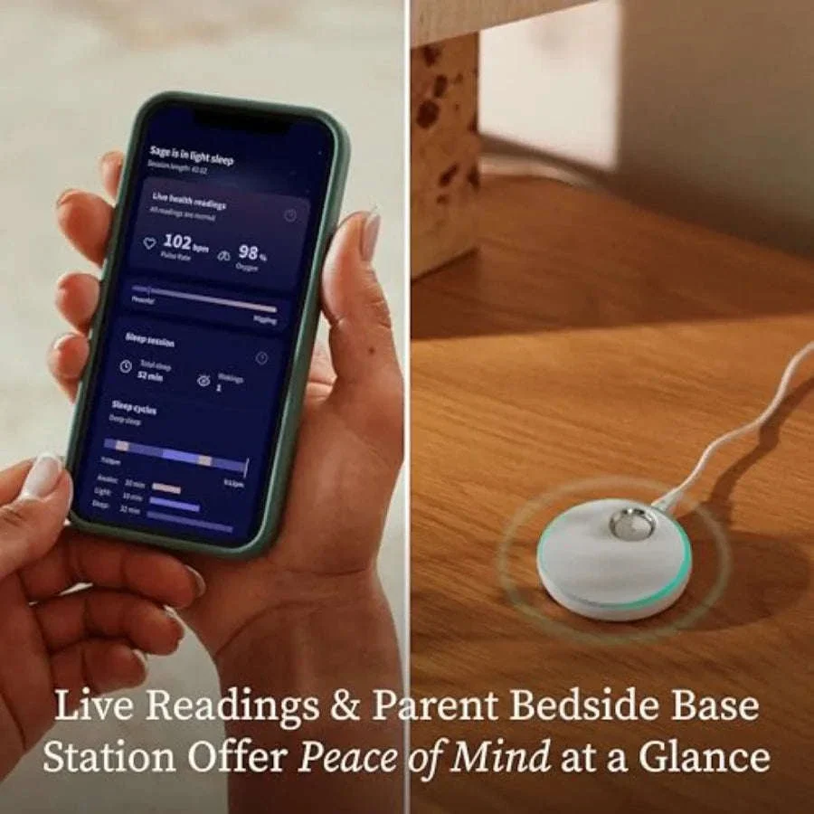Dream Sock Smart Baby Monitor with SpO2 and Heart Rate Tracking - Image 9