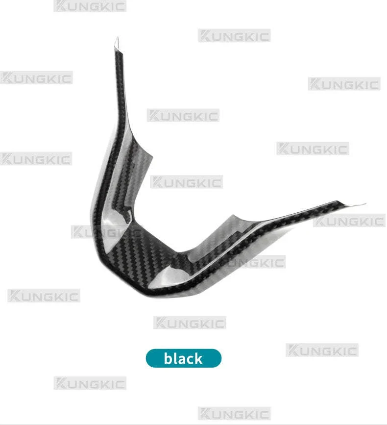 Dry Carbon Fiber Steering Wheel Bottom Trim for Seat and Cupra - Image 8