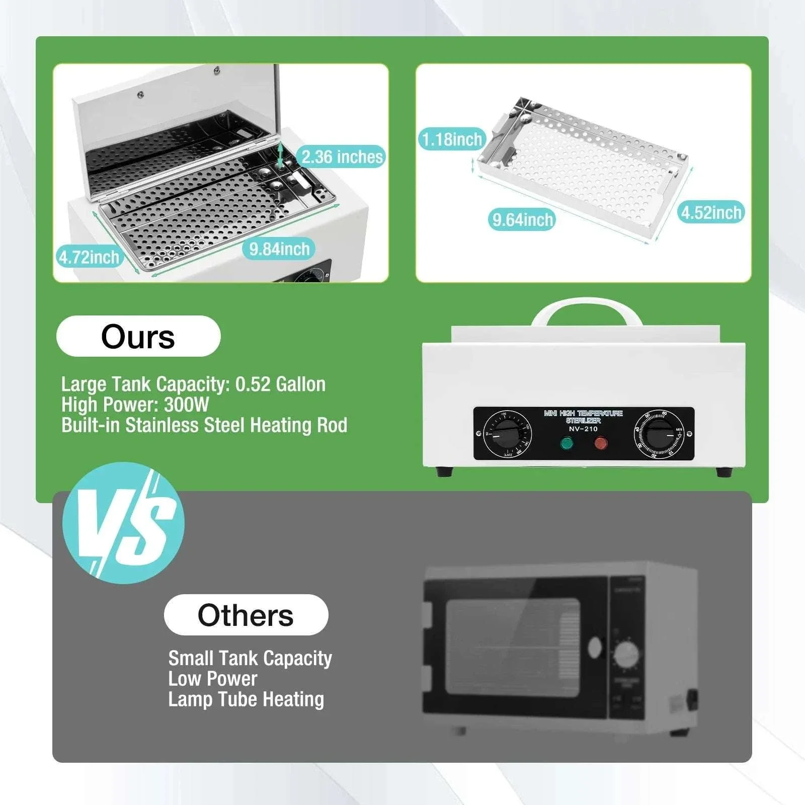 Dry Heat Sterilizer for Nail and Metal Tools - Image 6