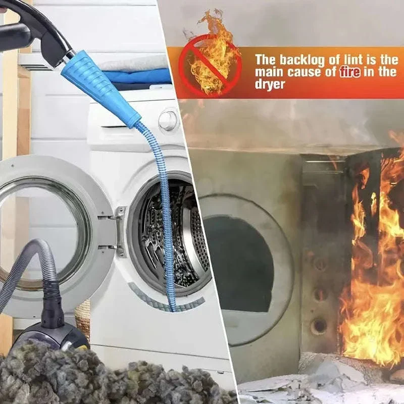 Dryer Vent Cleaner Kit Vacuum Attachment for Deep Lint Removal - Image 8