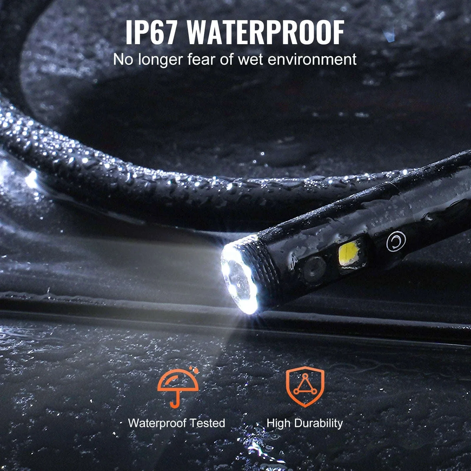 Dual Lens Endoscope Camera 1080P with 5" Screen - Image 6