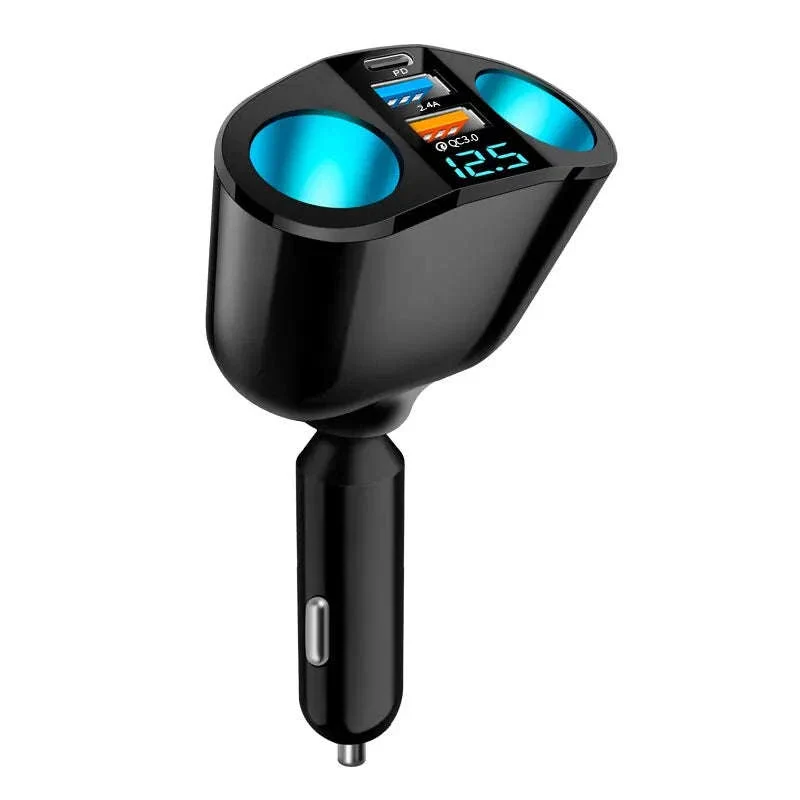 Dual Port Car Charger with Digital Display - Image 8