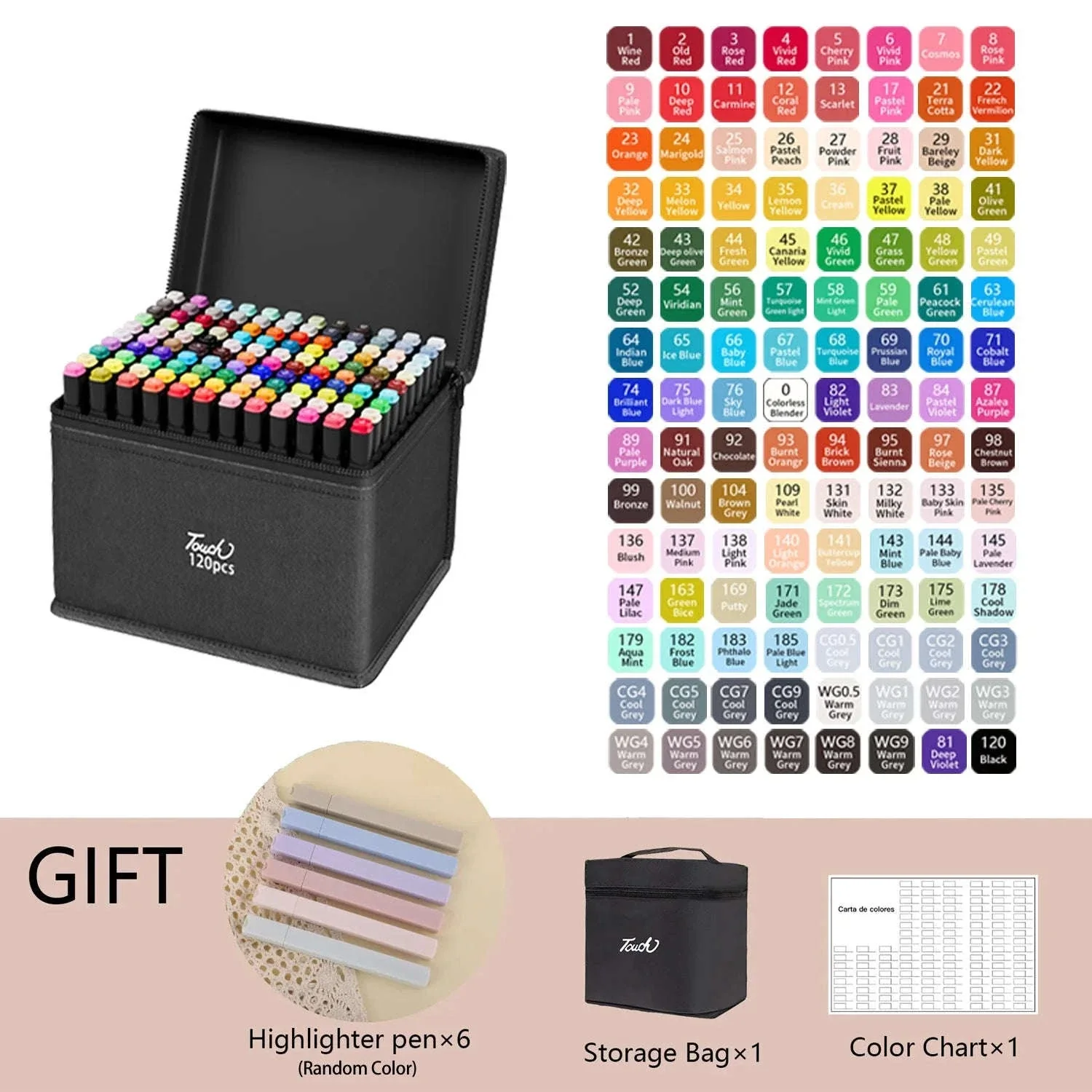 Dual Tip Alcohol Drawing Markers for Smooth Blending - Image 13