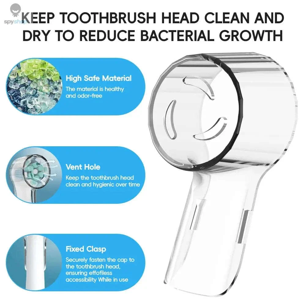 Dustproof Toothbrush Head Covers for Oral B Travel Protection - Image 3