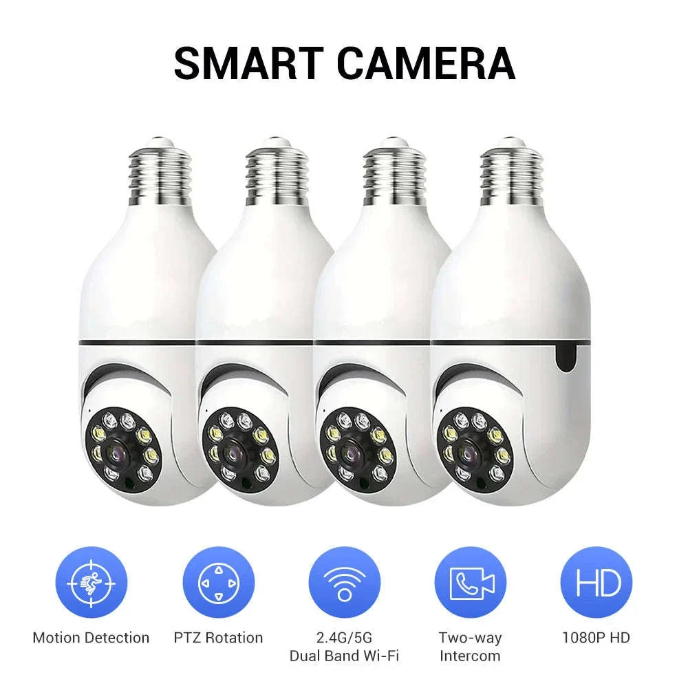 E27 Smart Security Light Bulb Camera for Home Monitoring - Image 12
