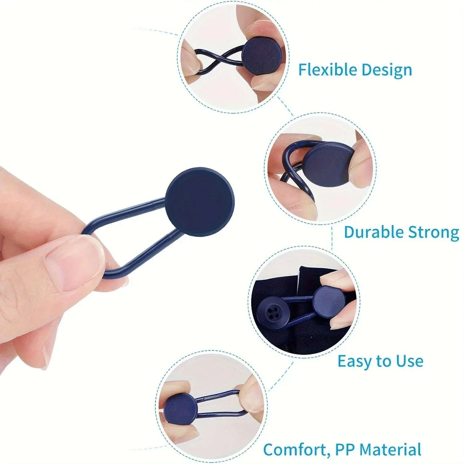 No-Sew Jean Waist Extenders for Instant Extra Comfort - Image 7
