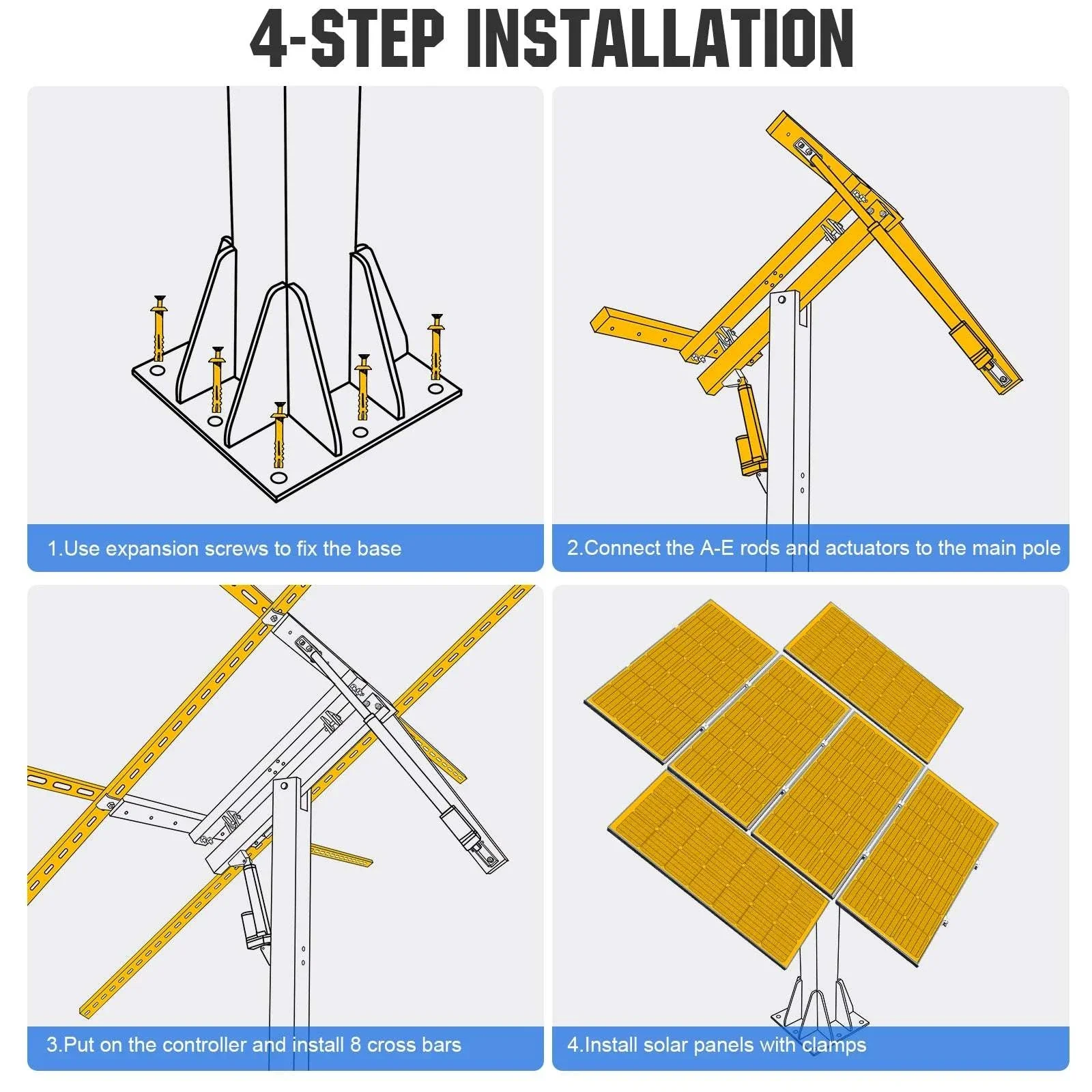 Dual Axis Solar Panel Tracker System for 40% More Power Output - Image 6