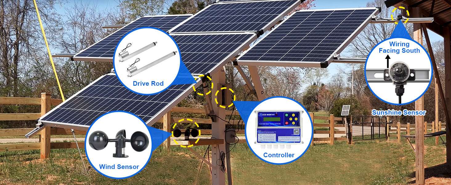 Dual Axis Solar Panel Tracker System for 40% More Power Output - Image 8