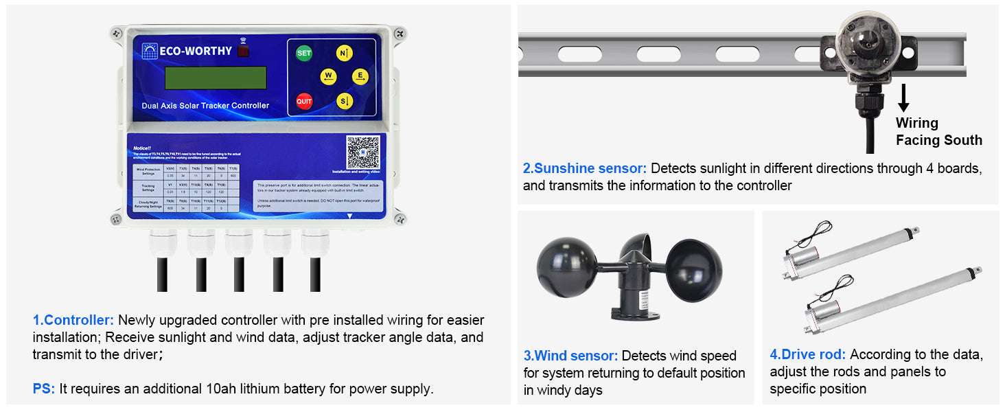 Dual Axis Solar Panel Tracker System for 40% More Power Output - Image 9