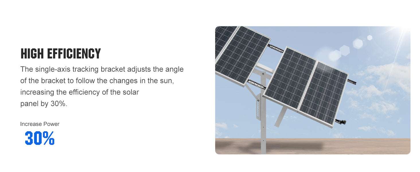 Solar Panel Single Axis Tracker System with Controller, 30% More Power - Image 11