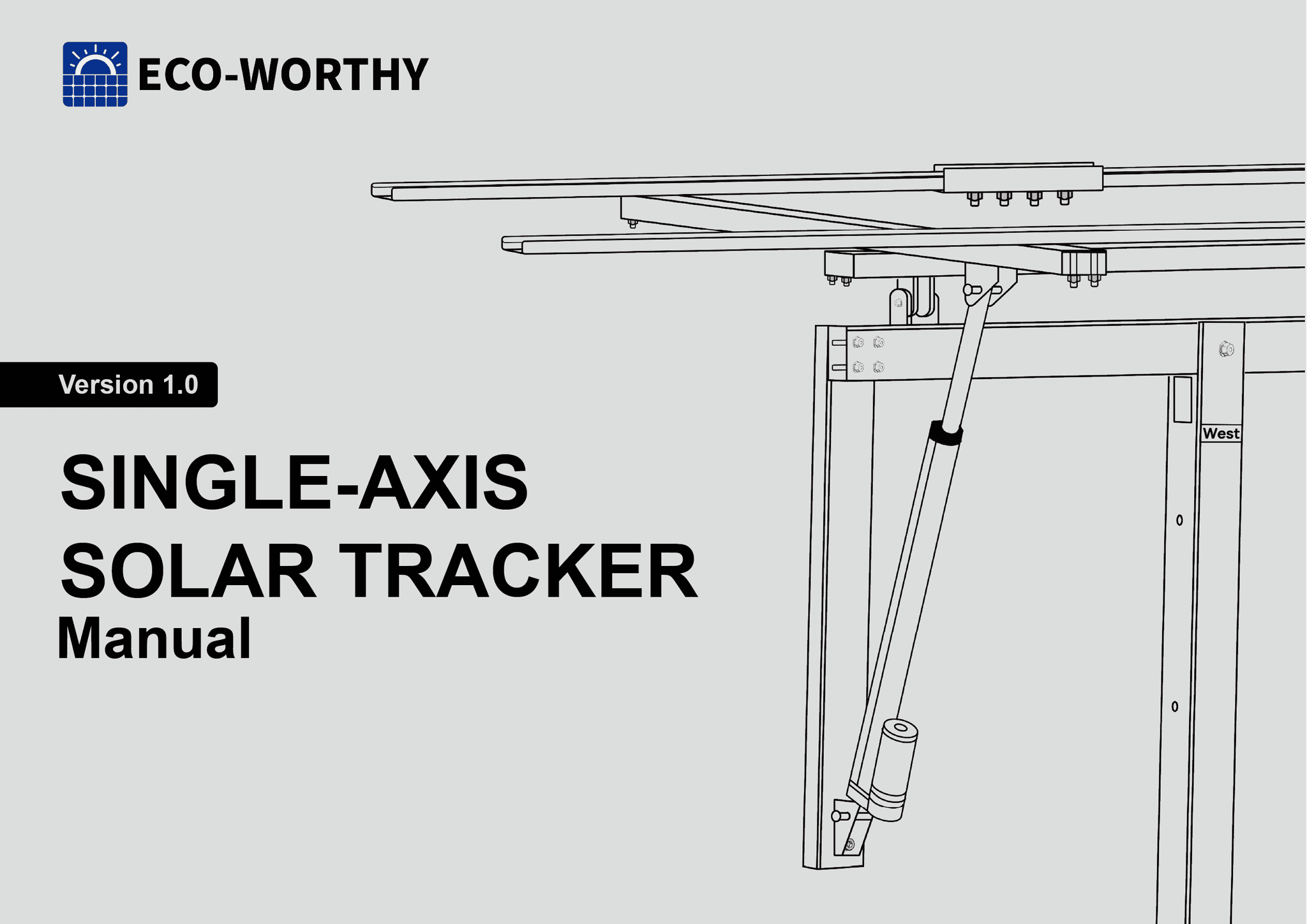 Solar Panel Single Axis Tracker System with Controller, 30% More Power - Image 20