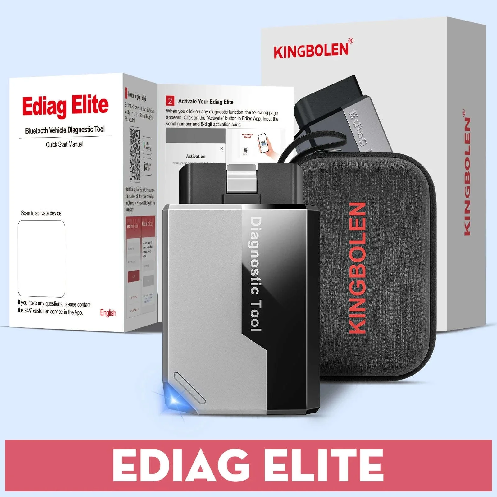 Ediag Elite Car Diagnostic Tool for Fast OBD2 Scanning - Image 17