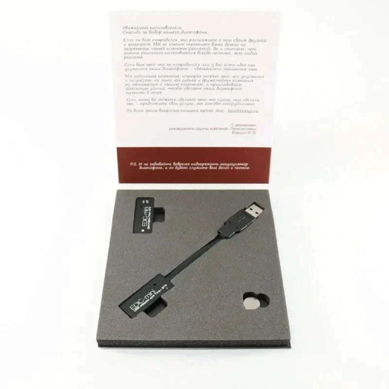 Edic-mini Tiny Plus B70 Compact Voice Recorder with 150h Storage - Image 5