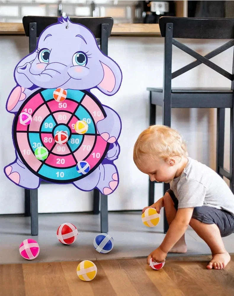 Montessori Dart Board Game for Kids, Soft Indoor Target Play - Image 15