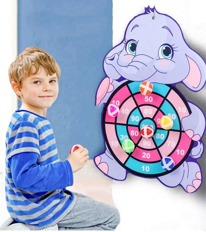 Montessori Dart Board Game for Kids, Soft Indoor Target Play - Image 8