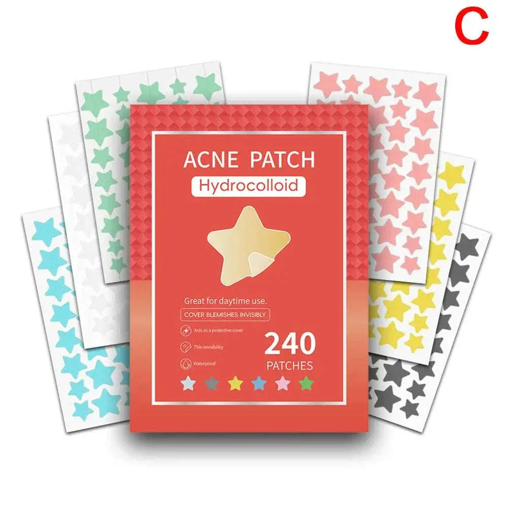 Colorful Star & Heart Hydrocolloid Pimple Patches Combo - Image 8