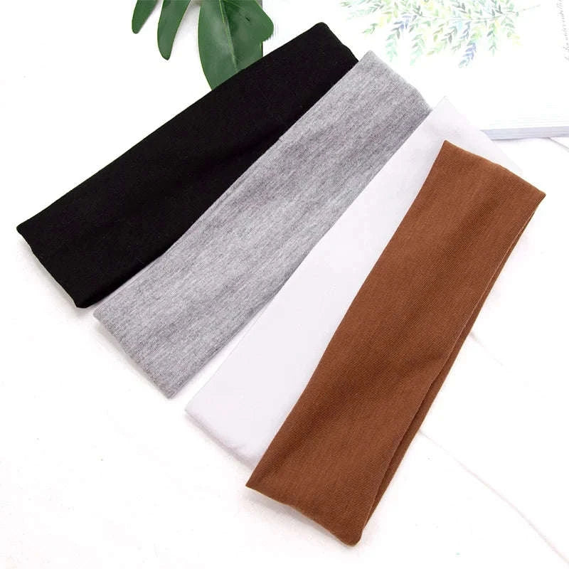 Elastic Cotton HairBand for Secure, Comfortable All-Day Hold