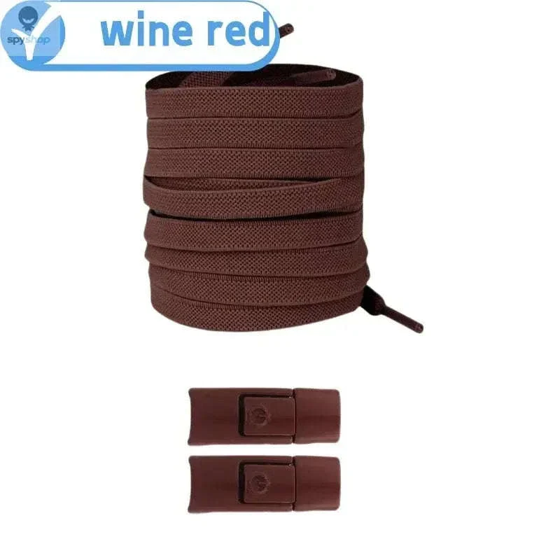 Elastic Shoelaces No-Tie Press Lock Laces for Secure Fit - Image 19