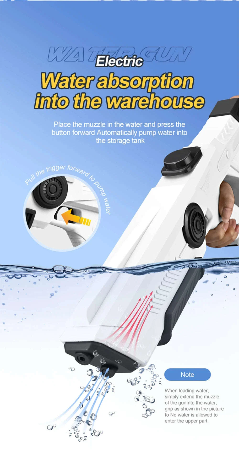 Electric Automatic Water Gun Toy for Fast Outdoor Water Battles - Image 15