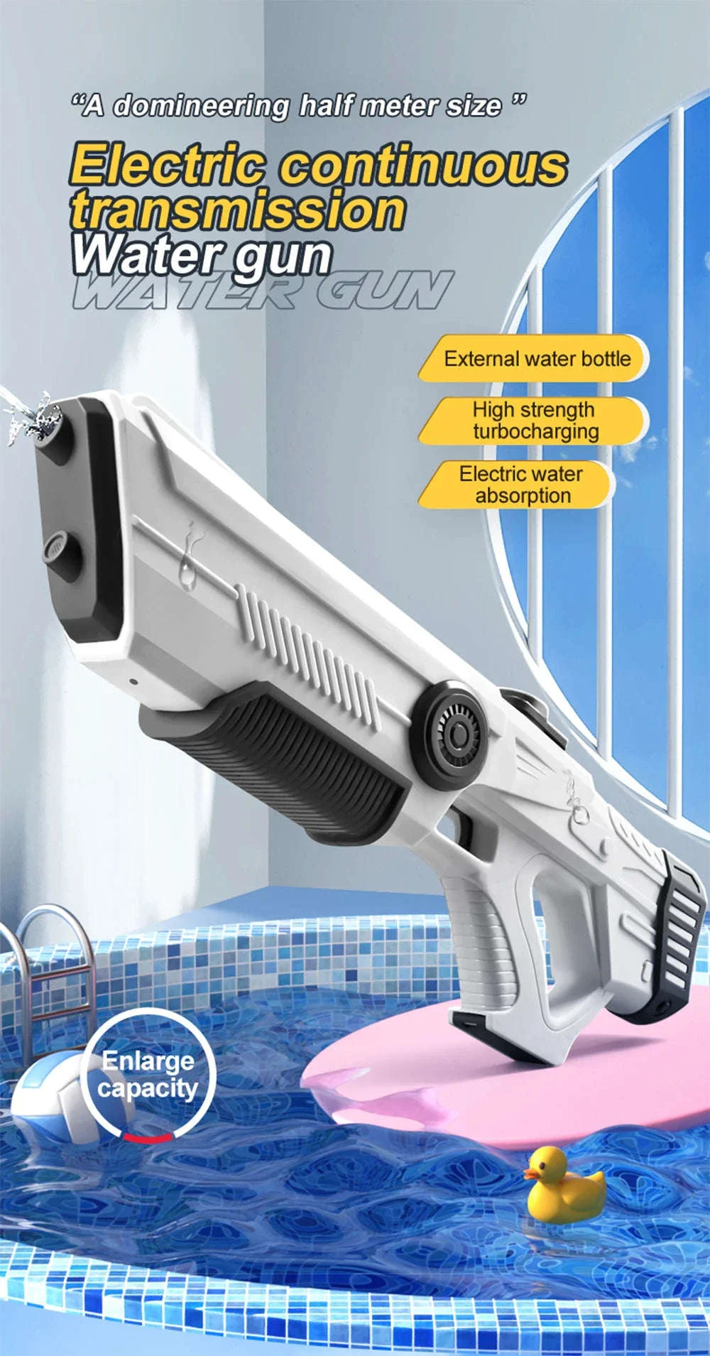 Electric Automatic Water Gun Toy for Fast Outdoor Water Battles - Image 8
