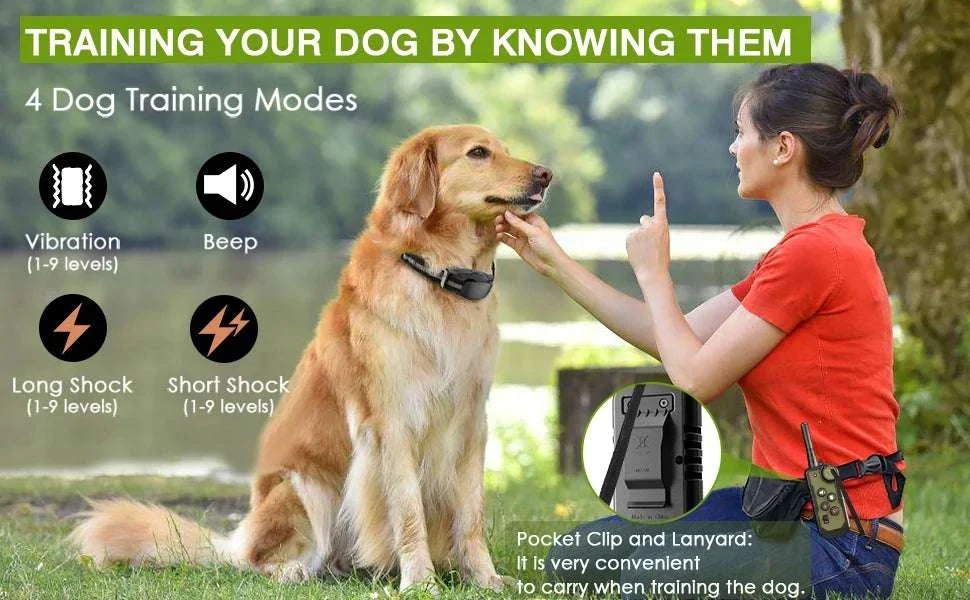 Remote Control Dog Training Collar with Waterproof Receiver - Image 7