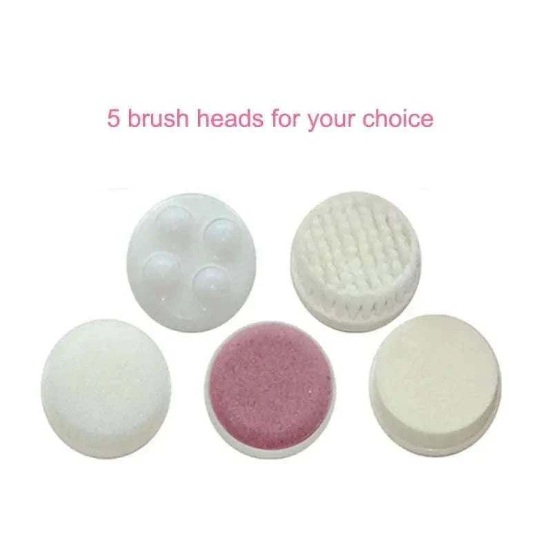 5-in-1 Electric Facial Cleansing Brush for Deep Clean & Blackhead Removal - Image 10