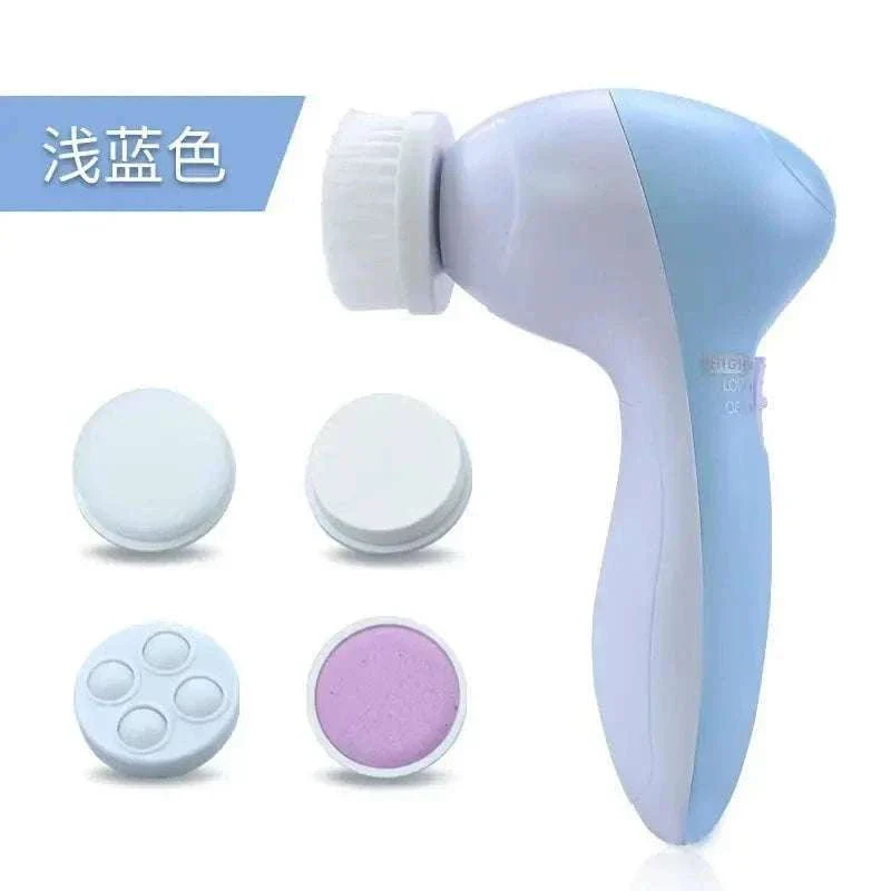 5-in-1 Electric Facial Cleansing Brush for Deep Clean & Blackhead Removal - Image 12