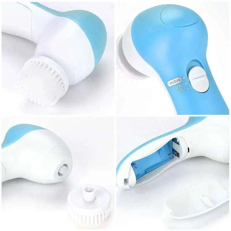 5-in-1 Electric Facial Cleansing Brush for Deep Clean & Blackhead Removal - Image 15