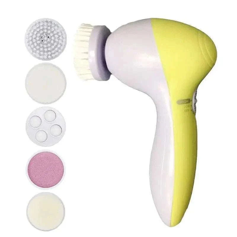 5-in-1 Electric Facial Cleansing Brush for Deep Clean & Blackhead Removal - Image 21