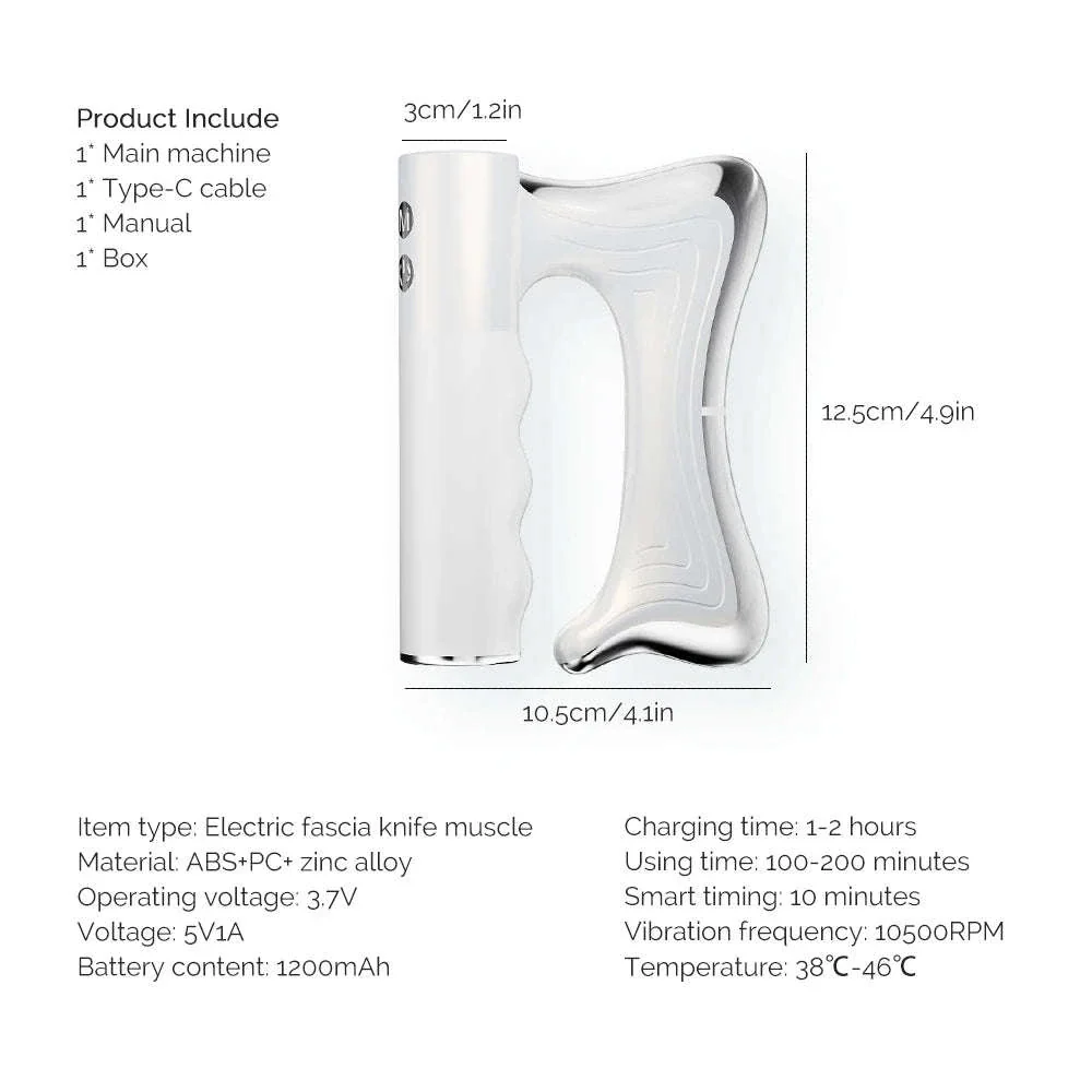 Electric Fascia Knife Vibration Body Massager for Deep Relief - Image 12
