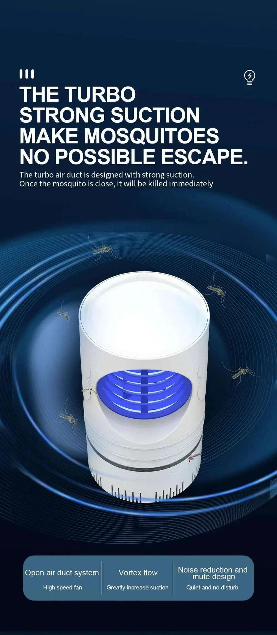 Electric Mosquito Killer Lamp with UV LED and USB Power - Image 14
