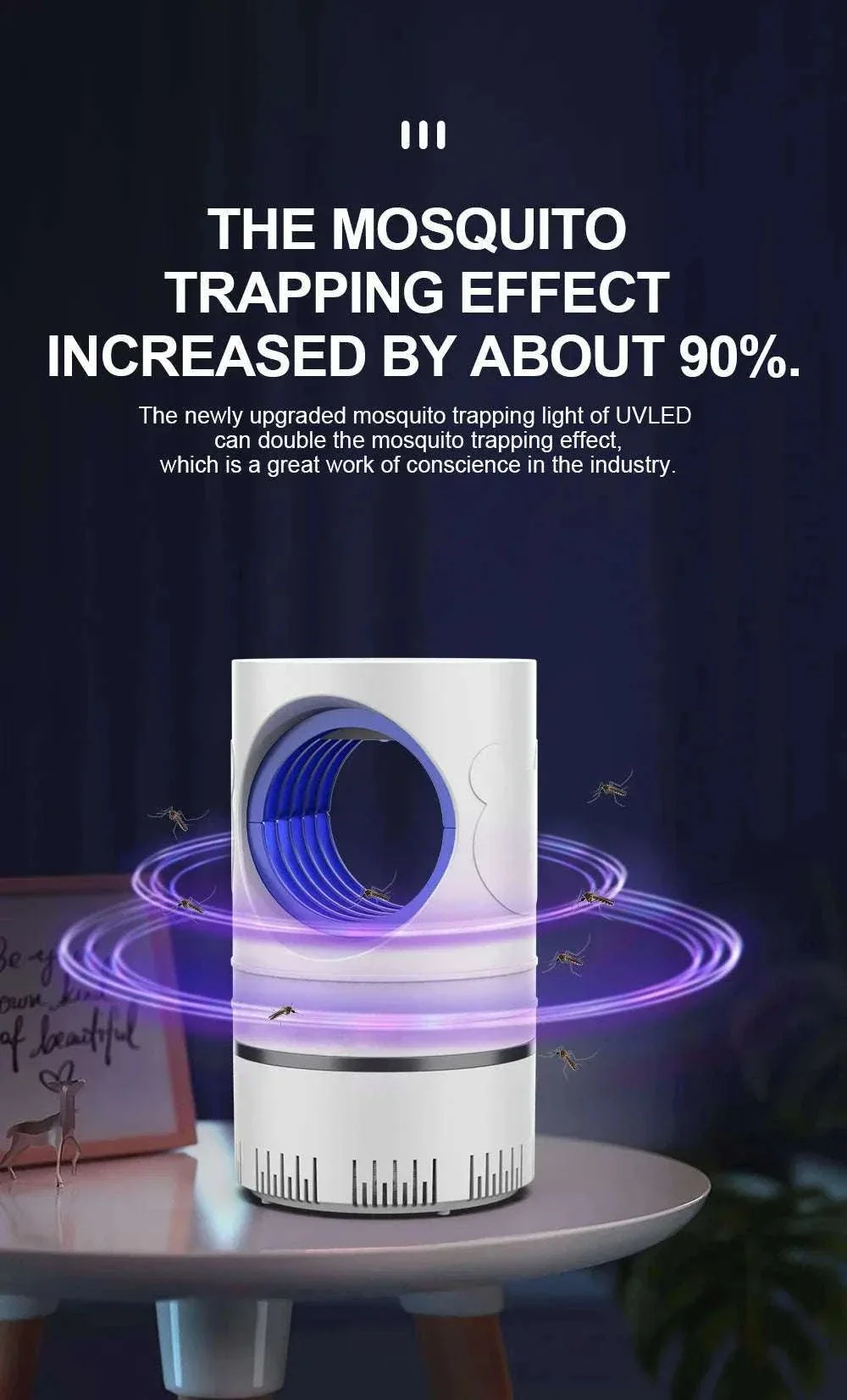 Electric Mosquito Killer Lamp with UV LED and USB Power - Image 9