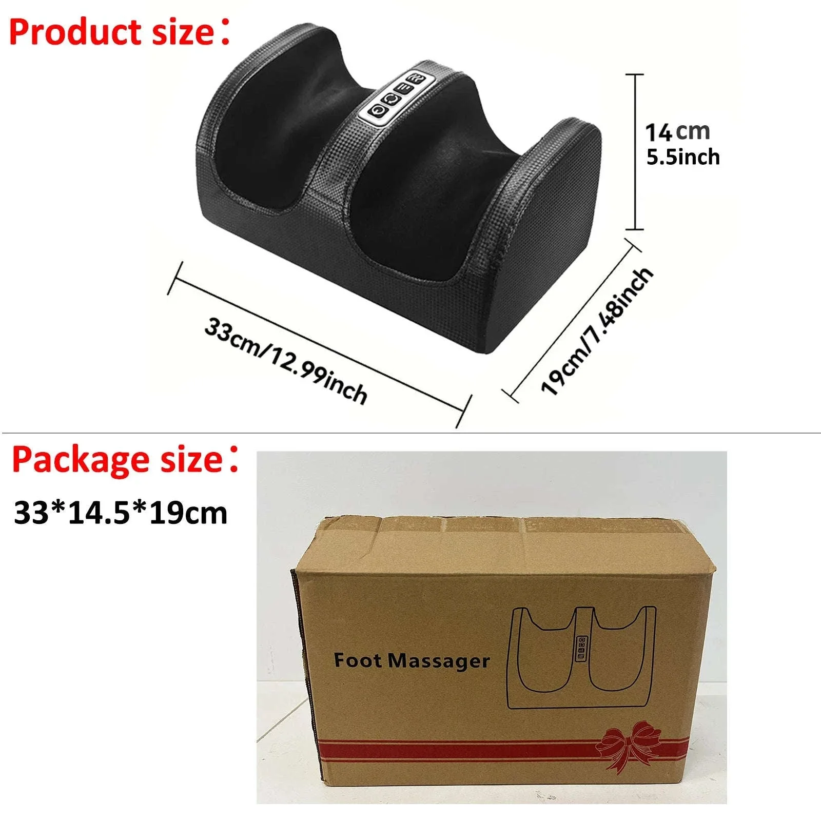 Electric Foot Massager Shiatsu Deep Kneading with Heat - Image 7