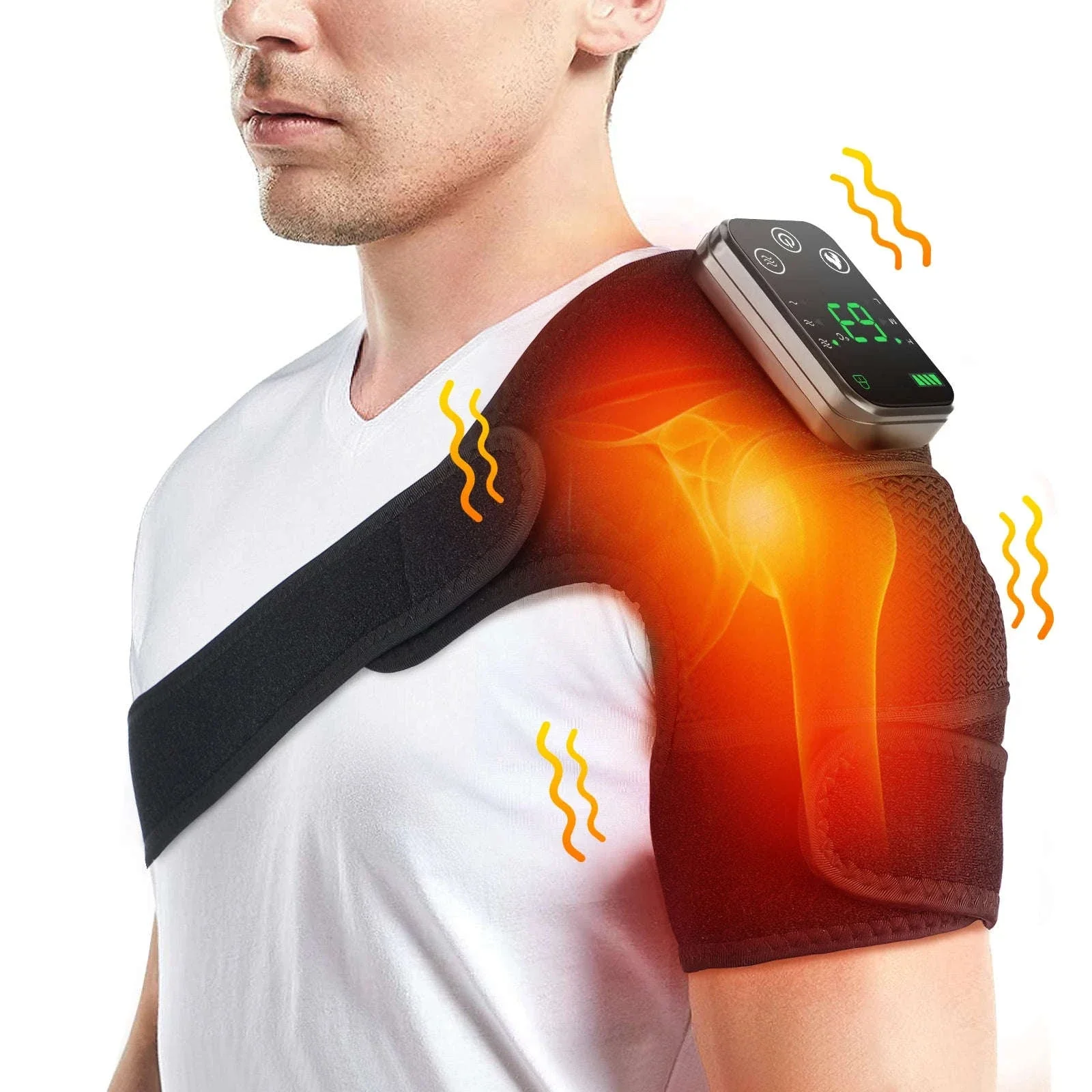 Electric Heated Knee Massager with Vibration and Warmth - Image 2